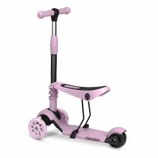 Trojkolesová kolobežka Ricokids Cubi - ružová